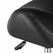 VEVOR SADDLE SWIVEL STOOL WITH BACKREST HEIGHT ADJUSTABLE 204 KG CAPACITY