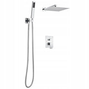 VEVOR PROFESSIONAL SHOWER FAUCET WITH 12-INCH SQUARE RAIN SHOWER HEAD