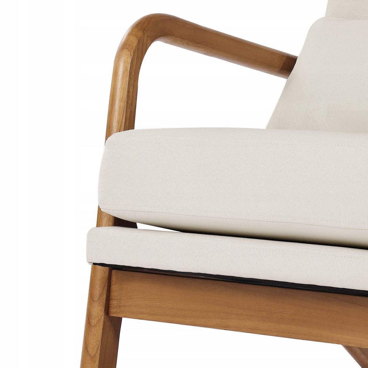 VEVOR PREMIUM MID CENTURY WOODEN HIGH BACK ACCENT ARMCHAIR