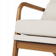VEVOR PREMIUM MID CENTURY WOODEN HIGH BACK ACCENT ARMCHAIR