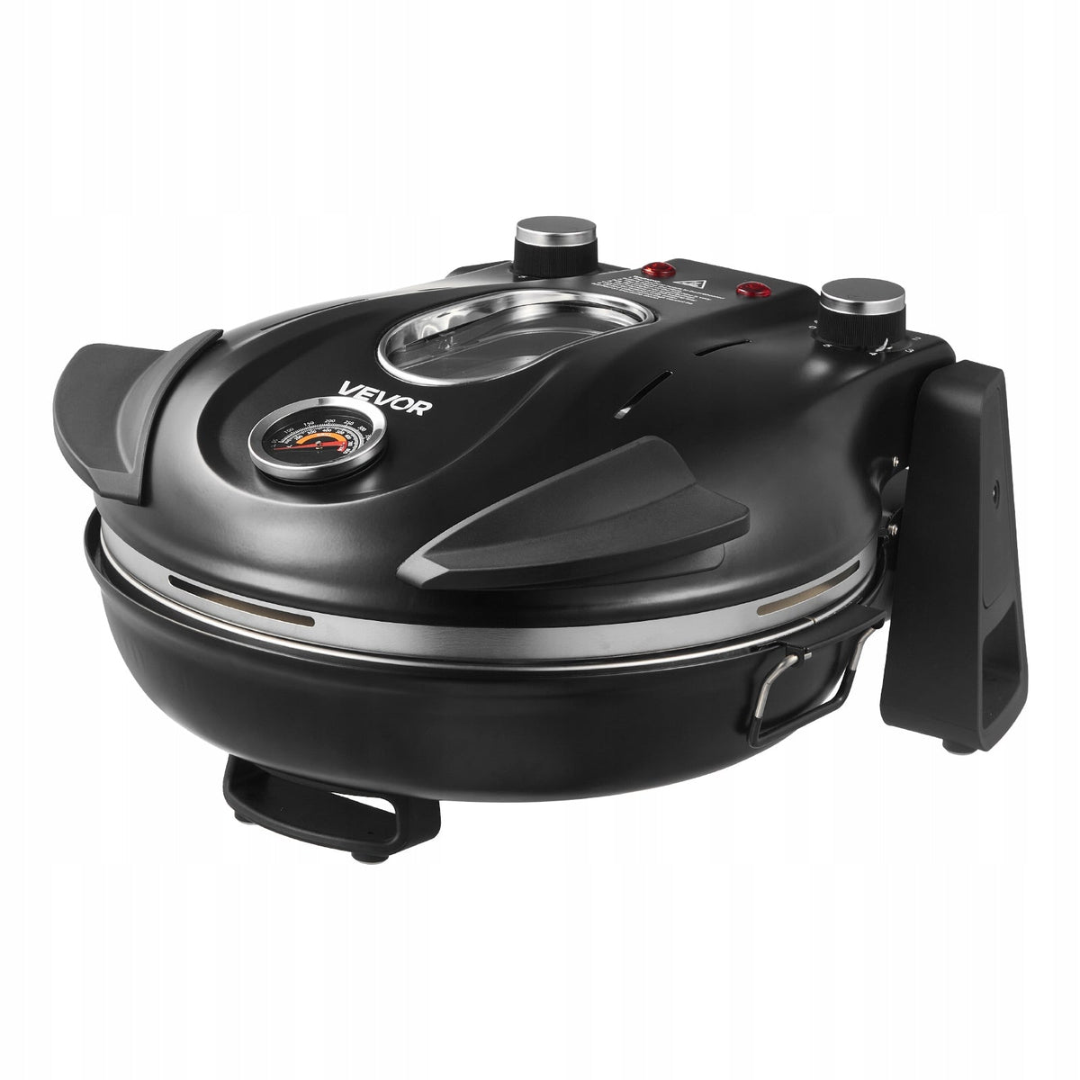 VEVOR 1200W ELECTRIC PIZZA OVEN WITH 12-INCH CORDIERITE STONE