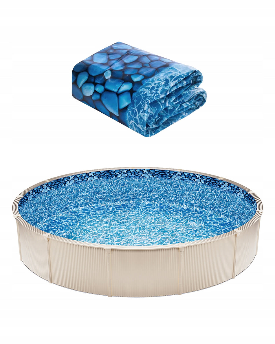 VEVOR PREMIUM ROUND POOL LINER 732X120 CM VINYL RESISTANT