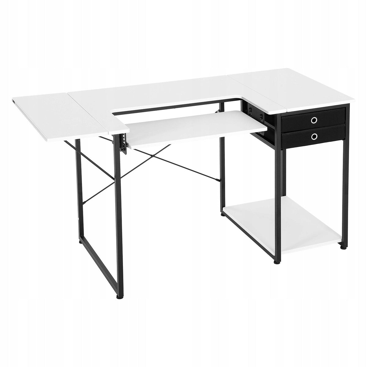 VEVOR PROFESSIONAL SEWING TABLE FOLDING TOP DRAWERS ADJUSTABLE