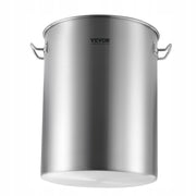 VEVOR 34L 36QT Stainless Steel Stock Pot with Basket and Lid