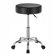 VEVOR SADDLE STOOL ROTATING HEIGHT ADJUSTABLE 204 KG BLACK