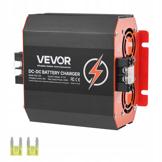 VEVOR DC-DC Battery Charger 12V 20A 250W Compact Powerful Best