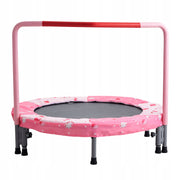 VEVOR 91.44 CM FOLDABLE KIDS TRAMPOLINE WITH HANDLE, RED - BEST