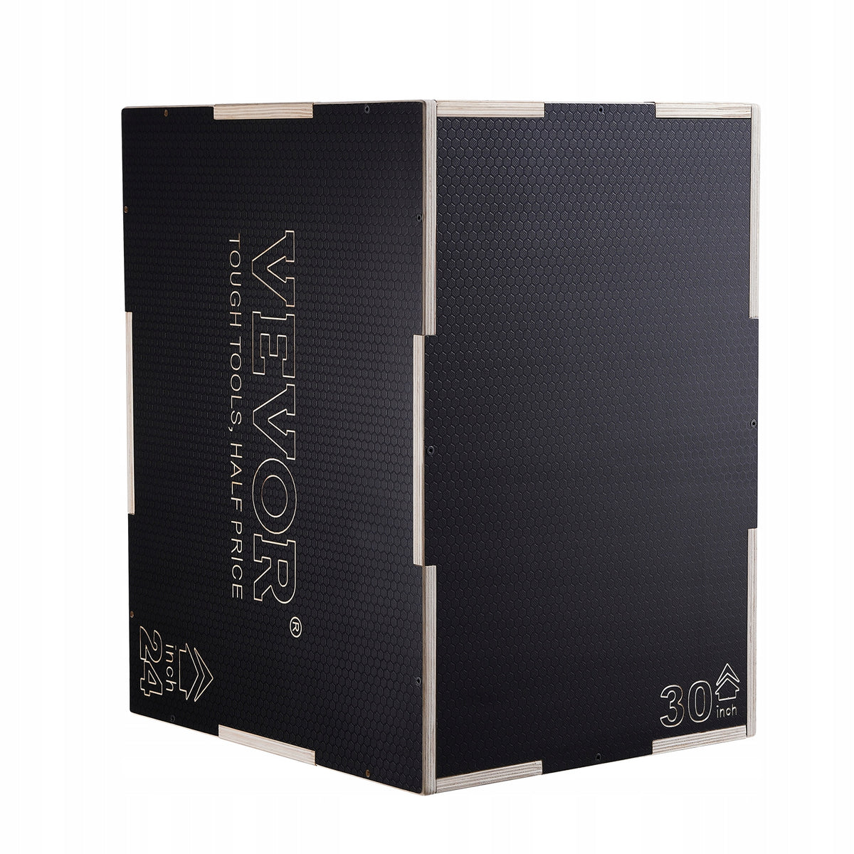 VEVOR 3-in-1 Professional Wooden Plyometric Box 30 24 20 Inch