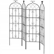 VEVOR 51x180 cm Climbing Plant Support - Set of 4 Metal Trellises