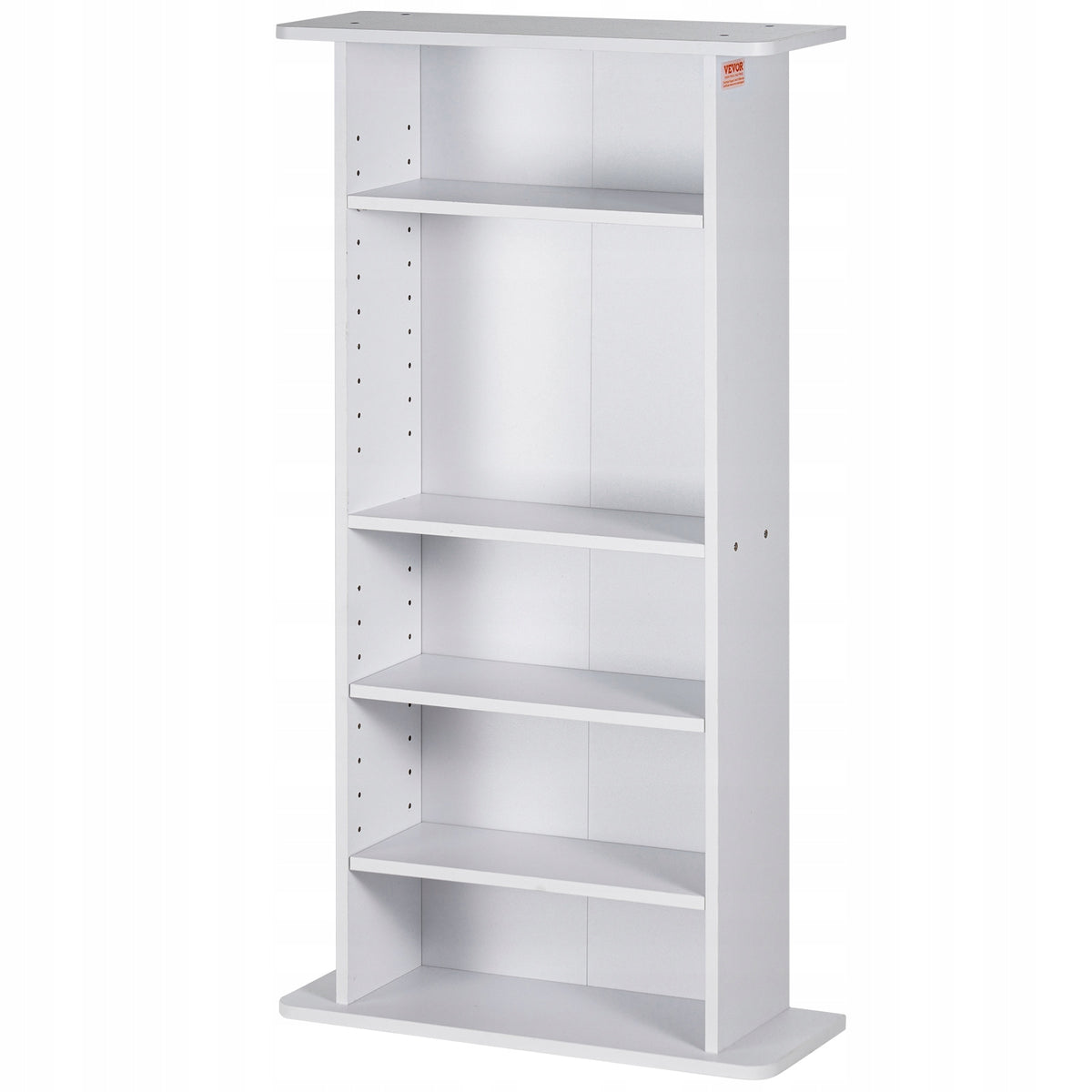 PROFESSIONAL VEVOR 5-TIER DVD CABINET FOR UP TO 240 CDs WHITE