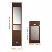 PROFESSIONAL DOG DOOR FOR GLASS SLIDING DOORS VEVOR XL