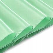 VEVOR SATIN CHAIR SASHES WITH BOWS 275X17CM 100PCS LIGHT GREEN