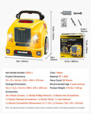 VEVOR 60PCS Kids Repair Tool Set with Removable Parts