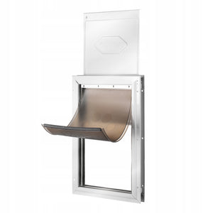 VEVOR DOG FLAP ALUMINUM FRAME WITH LOCK AND SECURE SYSTEM STRONG AND STURDY