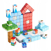 PREMIUM MAGNETIC BLOCKS VEVOR 150 PIECES GLACIER CASTLE SET FOR