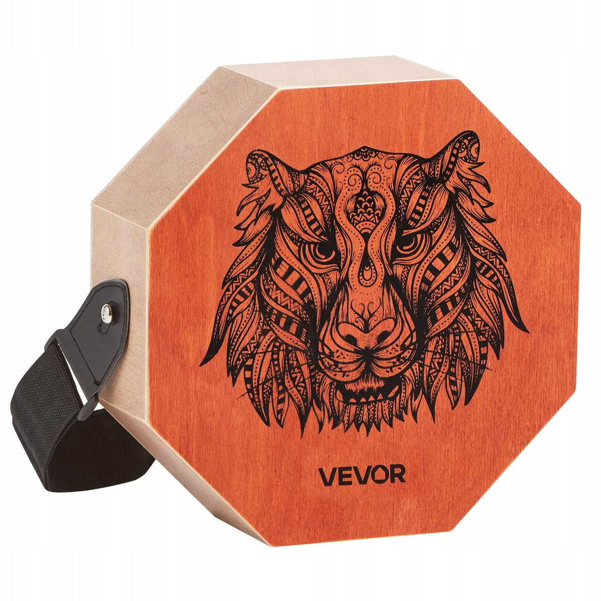 VEVOR CAJON DRUM WITH ADJUSTABLE GUITAR STRINGS BIRCH WOOD