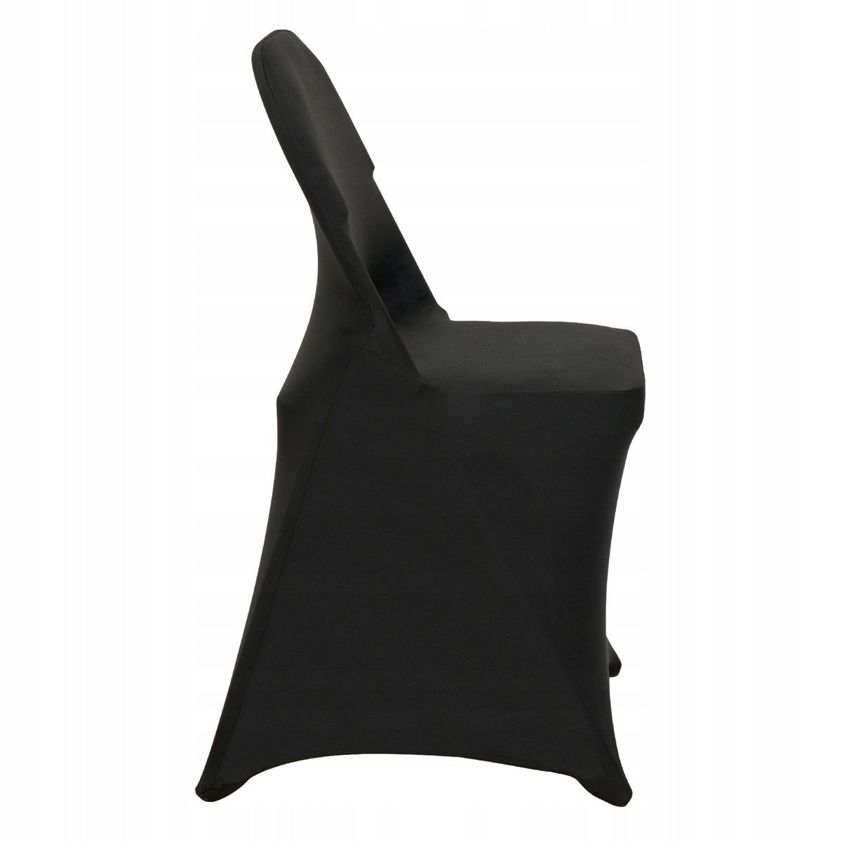 VEVOR 50 PCS FOLDING CHAIR COVERS ELASTIC SPANDEX BLACK