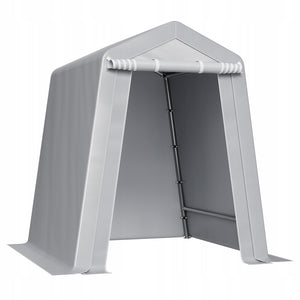 VEVOR TOOL SHED 183X183X213 CM ROBUST GARAGE-STYLE WITH PE MATERIAL