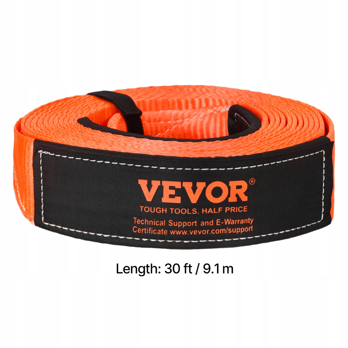 VEVOR 35,000 LBS TOWING KIT 9M TOW STRAP WITH BAG HEAVY DUTY