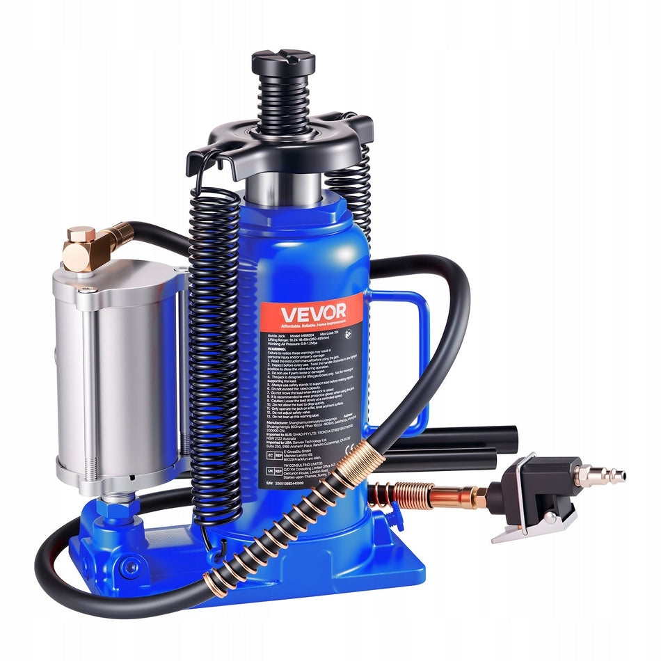 VEVOR 20 TON PNEUMATIC HYDRAULIC BOTTLE JACK WITH RANGE