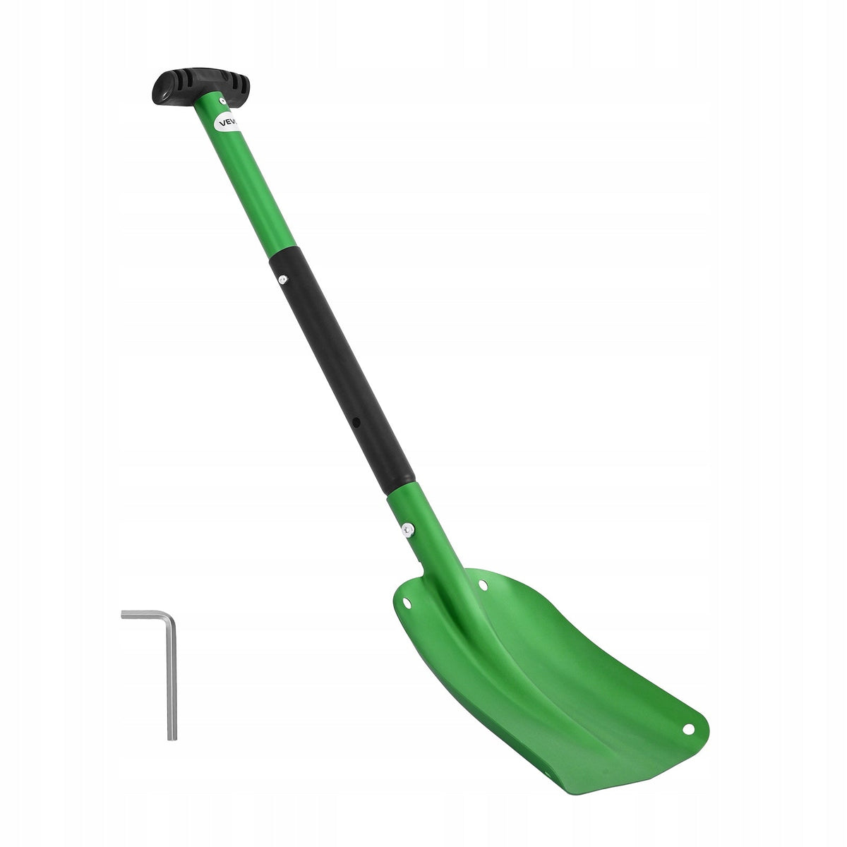 PROFESSIONAL ALUMINUM SNOW SHOVEL VEVOR 270X215 MM ADJUSTABLE LIGHTWEIGHT