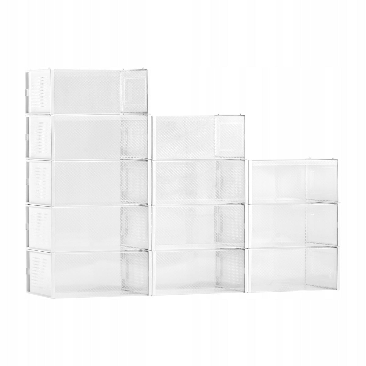 VEVOR SHOE STORAGE BOXES, 12-PACK, FOLDABLE, BEST