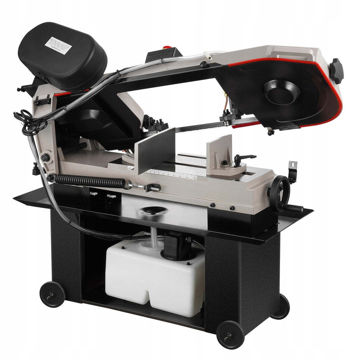 VEVOR METAL BAND SAW 1.1KW 4 SPEEDS CUTTING 17X30CM STAND