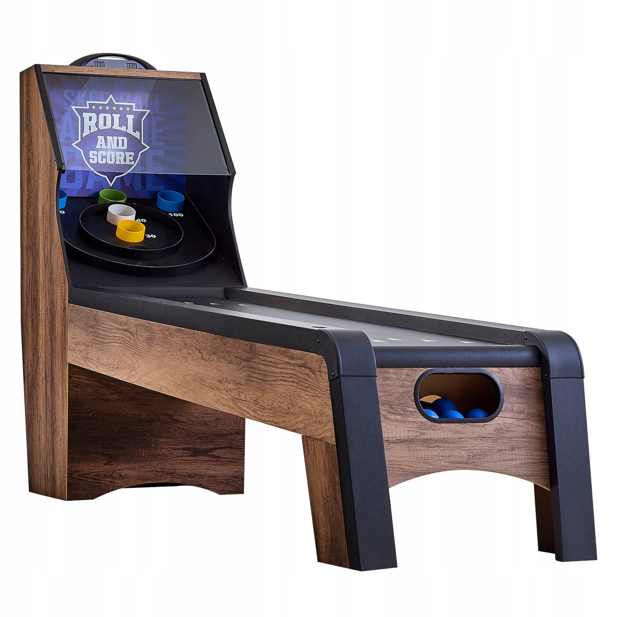 VEVOR 9 FT ROLL AND SCORE CLASSIC LED ARCADE GAME TABLE