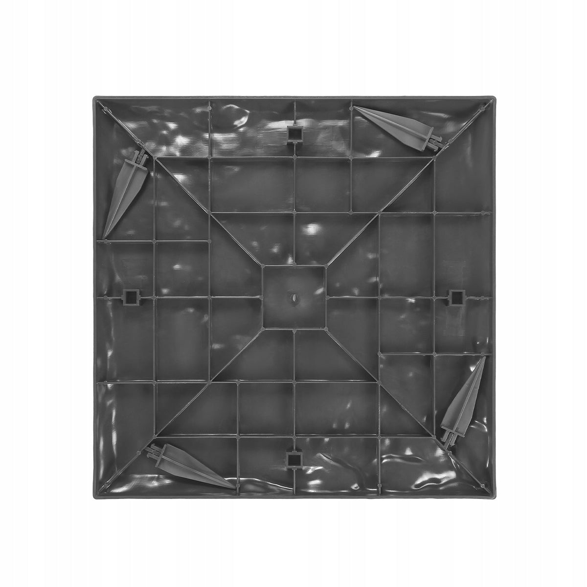 VEVOR STRONG GARDEN PAVERS 16 PCS 395X395 MM DECORATIVE SLAB GREY