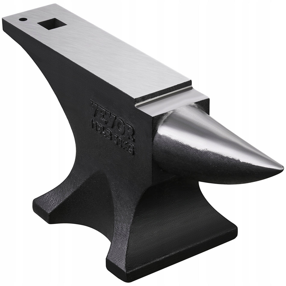 VEVOR SINGLE HORN ANVIL, CAST STEEL, 52.8 KG, STRONG SOLID ROUND ANVIL