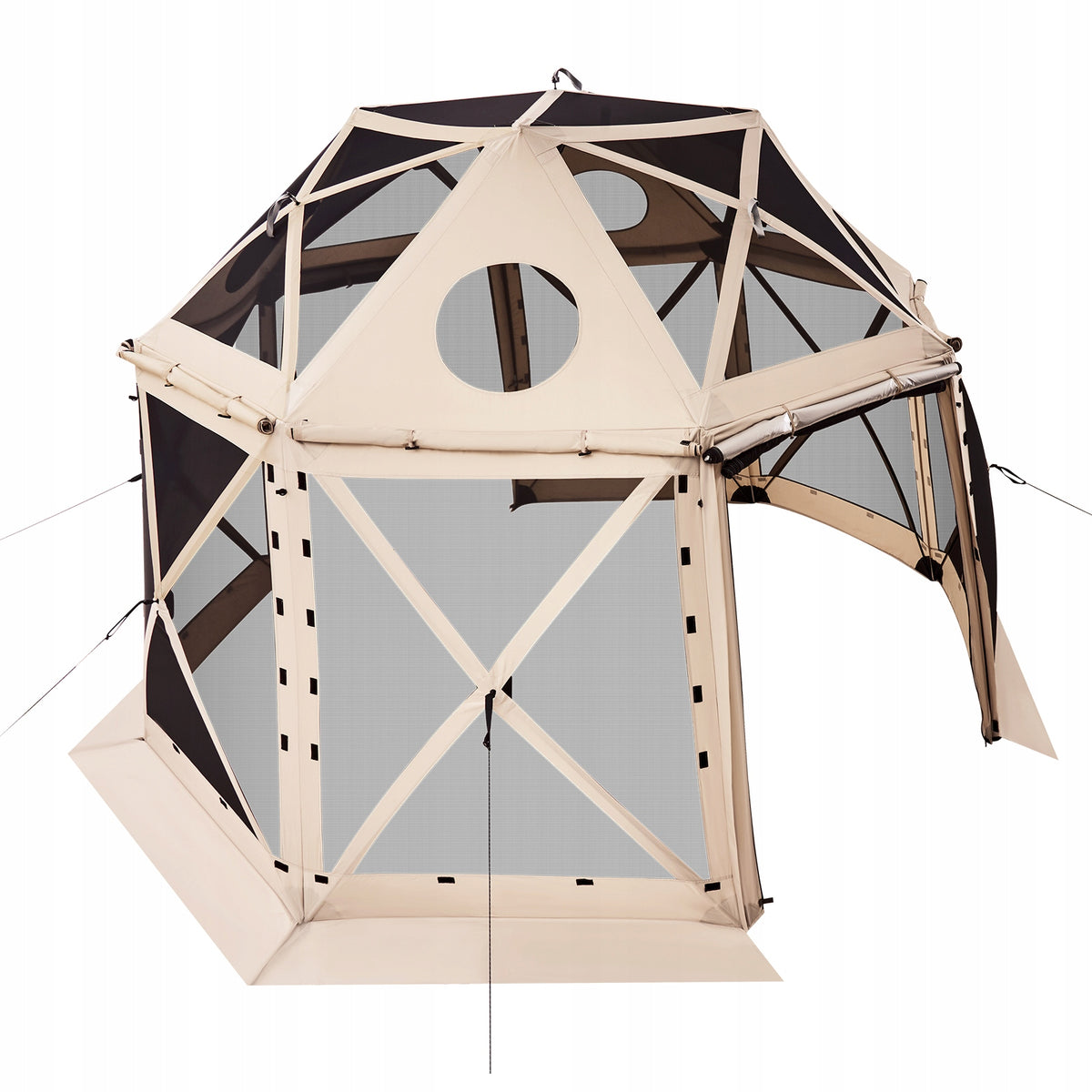 VEVOR POP-UP GAZEBO 3.6X3.6M 13-SIDED SPHERICAL PREMIUM TENT