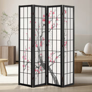 VEVOR 4-PANEL JAPANESE ROOM DIVIDER FOLDING PRIVACY SCREEN