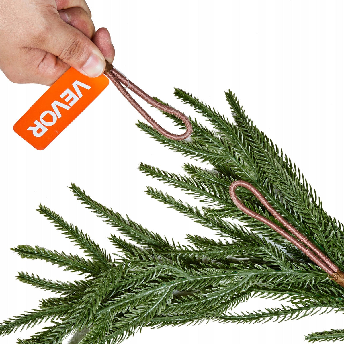 VEVOR PREMIUM 1524MM CHRISTMAS GARLAND REALISTIC NORFOLK PINE