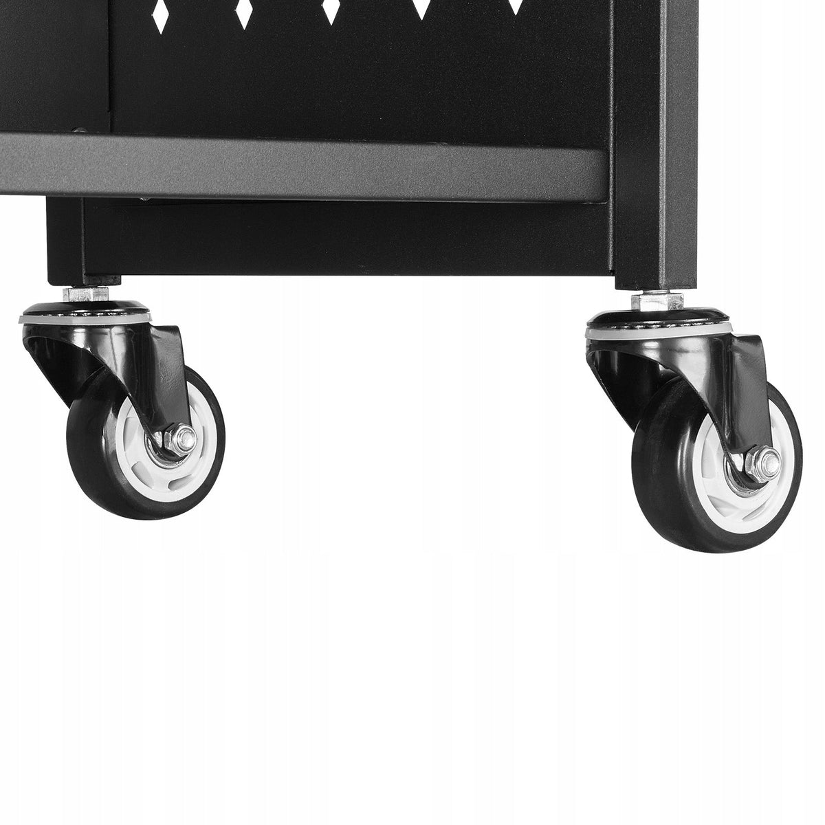 VEVOR LIBRARY CART 150 KG 3-TIER ROBUST ON WHEELS 77X38X122 CM