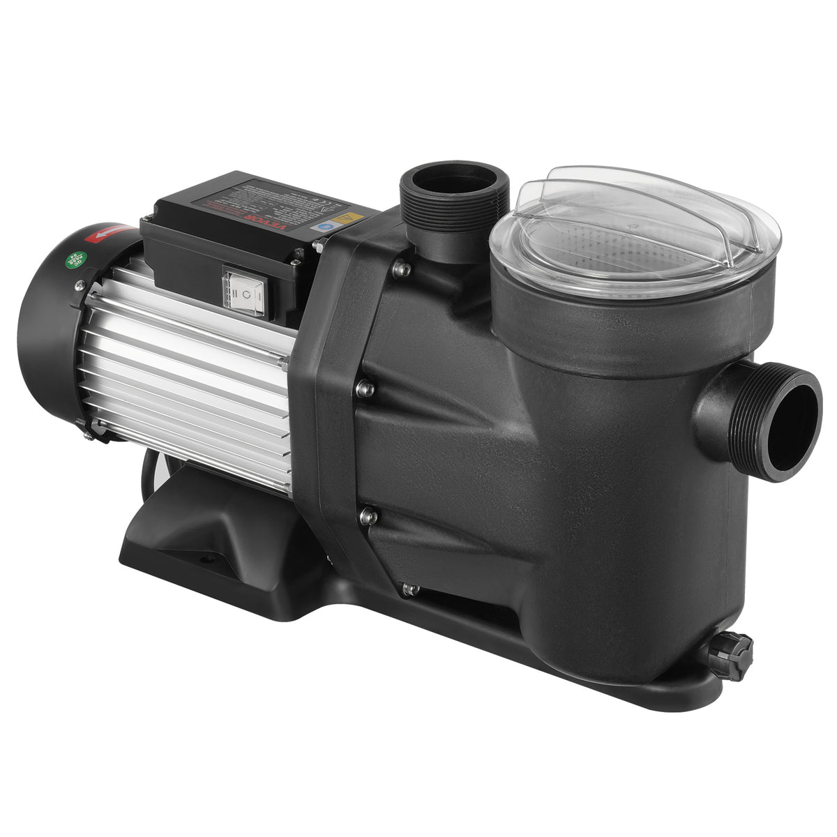 VEVOR Above Ground Pool Pump 2 HP 220V-240V DUAL SPEED 33000