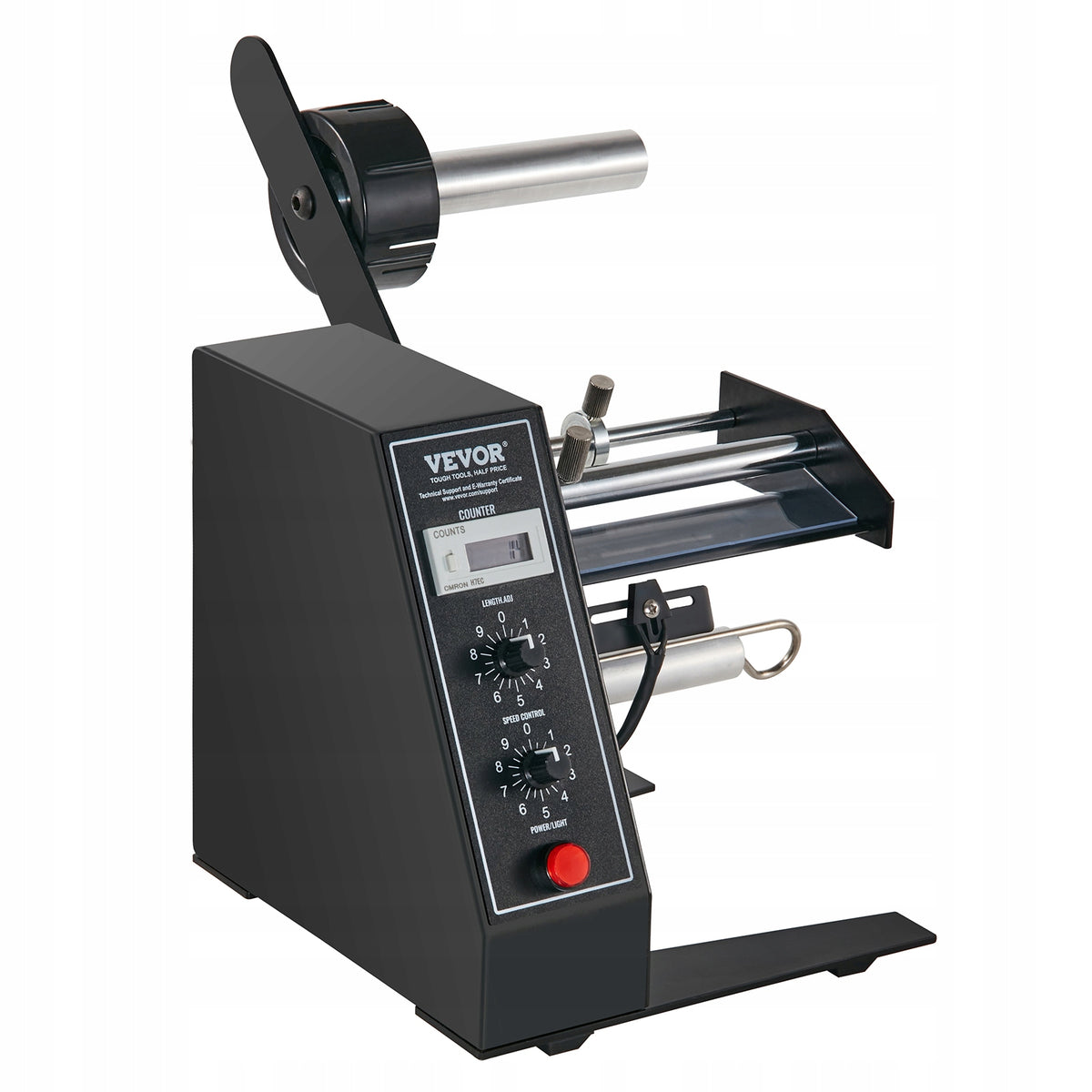 VEVOR AUTOMATIC LABEL DISPENSER 15-125MM STRONG SPEED ADJUSTMENT