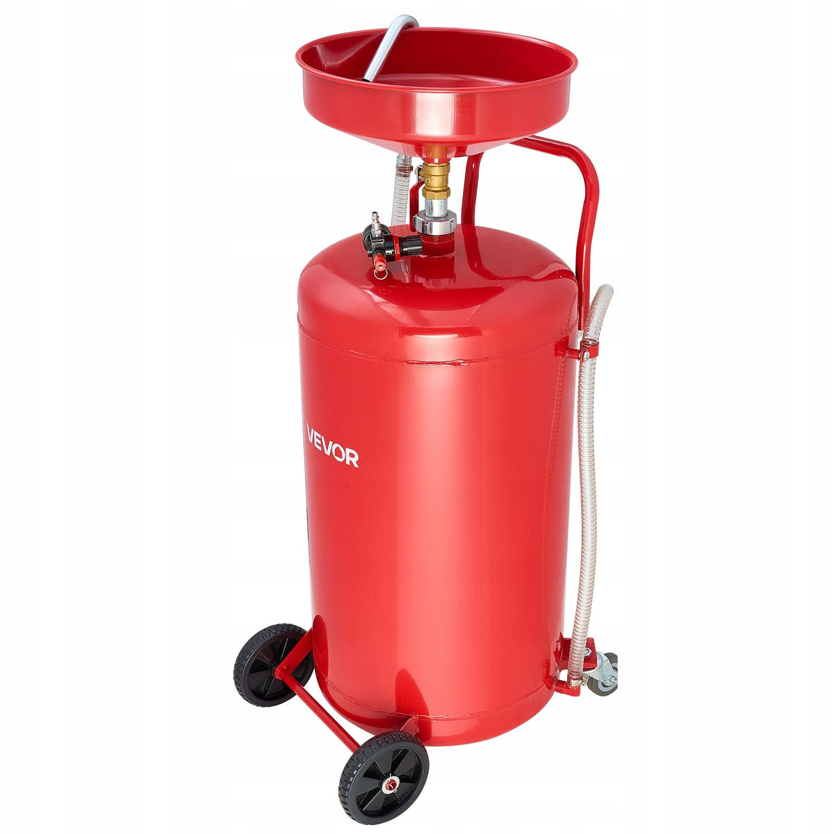 VEVOR 95L OIL DRAIN PAN PROFESSIONAL PORTABLE WITH WHEELS
