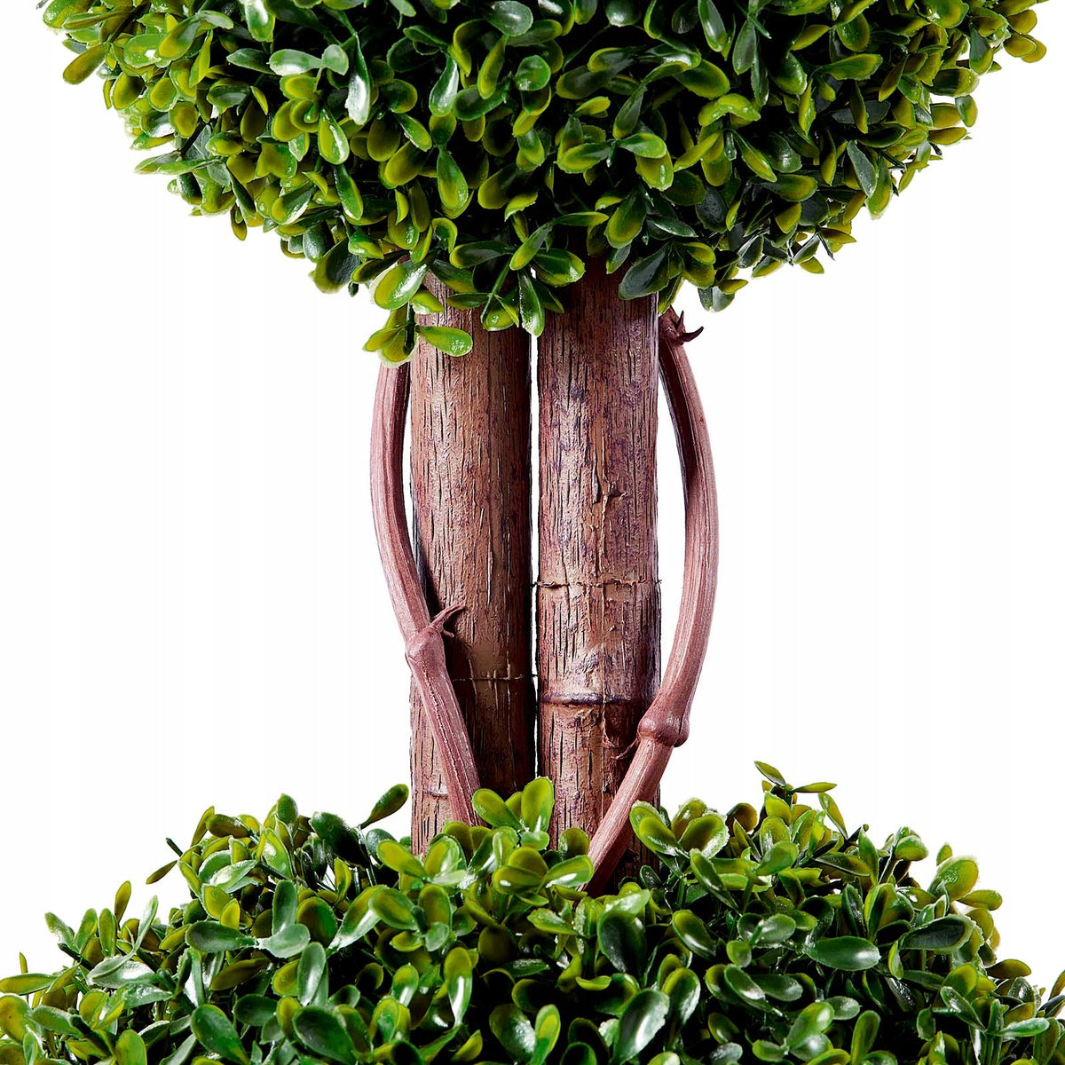 VEVOR ARTIFICIAL BOXWOOD TOPIARY 122CM 2-PIECE PREMIUM SET INDOOR DECORATION