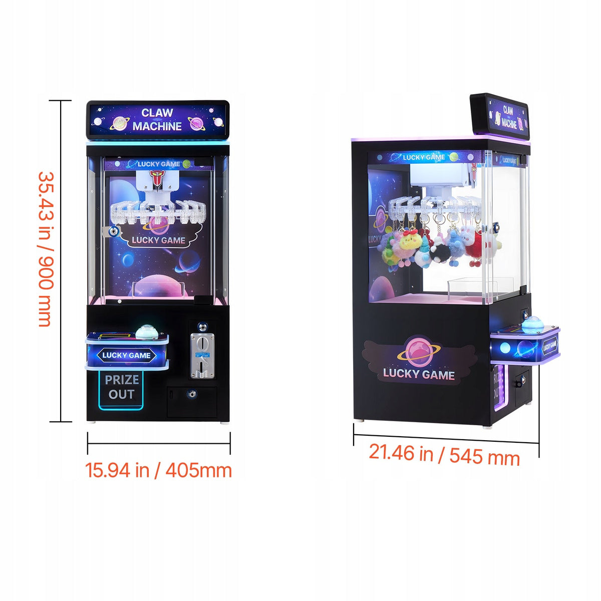 VEVOR Claw Machine Medium Grabber Machine with Adjustment