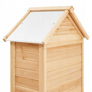 VEVOR GARDEN SHED 710X455X1600MM WOODEN GARDEN CABINET ROBUST