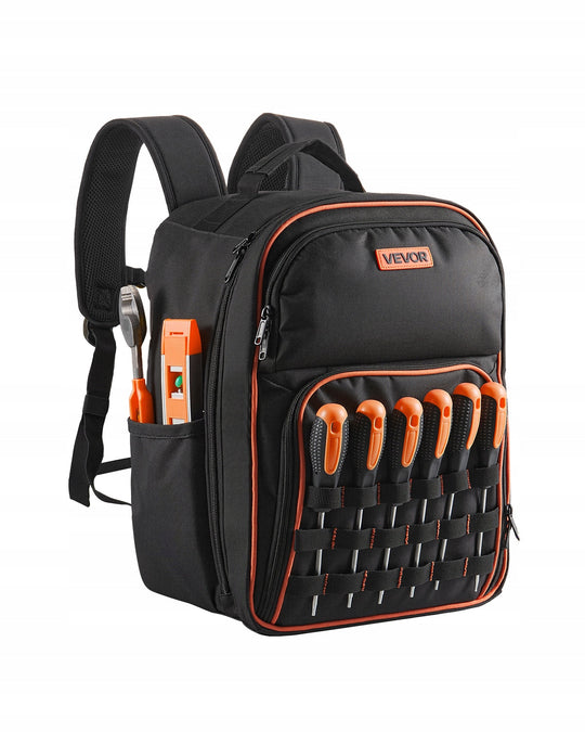 VEVOR TOOL BACKPACK 49 POCKETS STURDY ERGONOMIC ORGANIZER