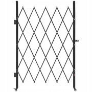VEVOR FOLDING SECURITY GATE BEST PADLOCK WHEELS 126X198CM
