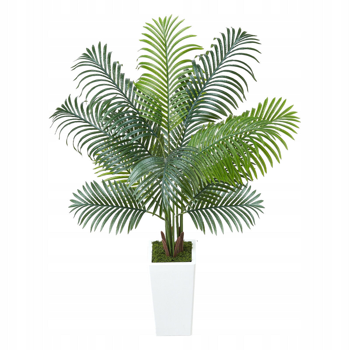 VEVOR 5FT ARTIFICIAL ARECA PALM TREE WITH WHITE POT STURDY AND STYLISH