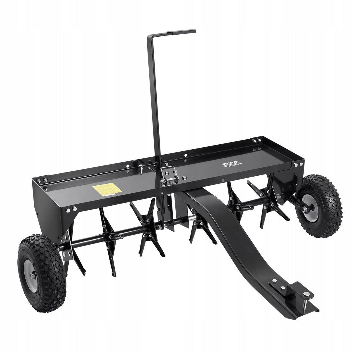 VEVOR tow-behind lawn aerator, 1275 x 980 x 885 mm