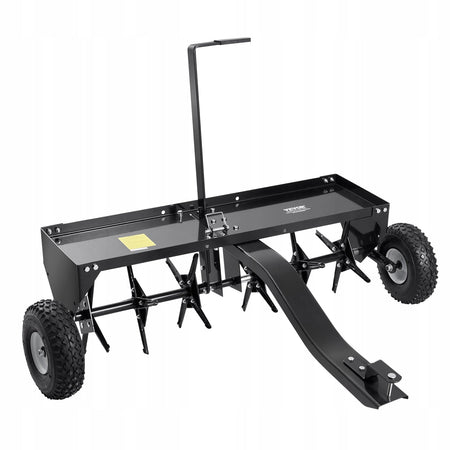 VEVOR tow-behind lawn aerator, 1275 x 980 x 885 mm