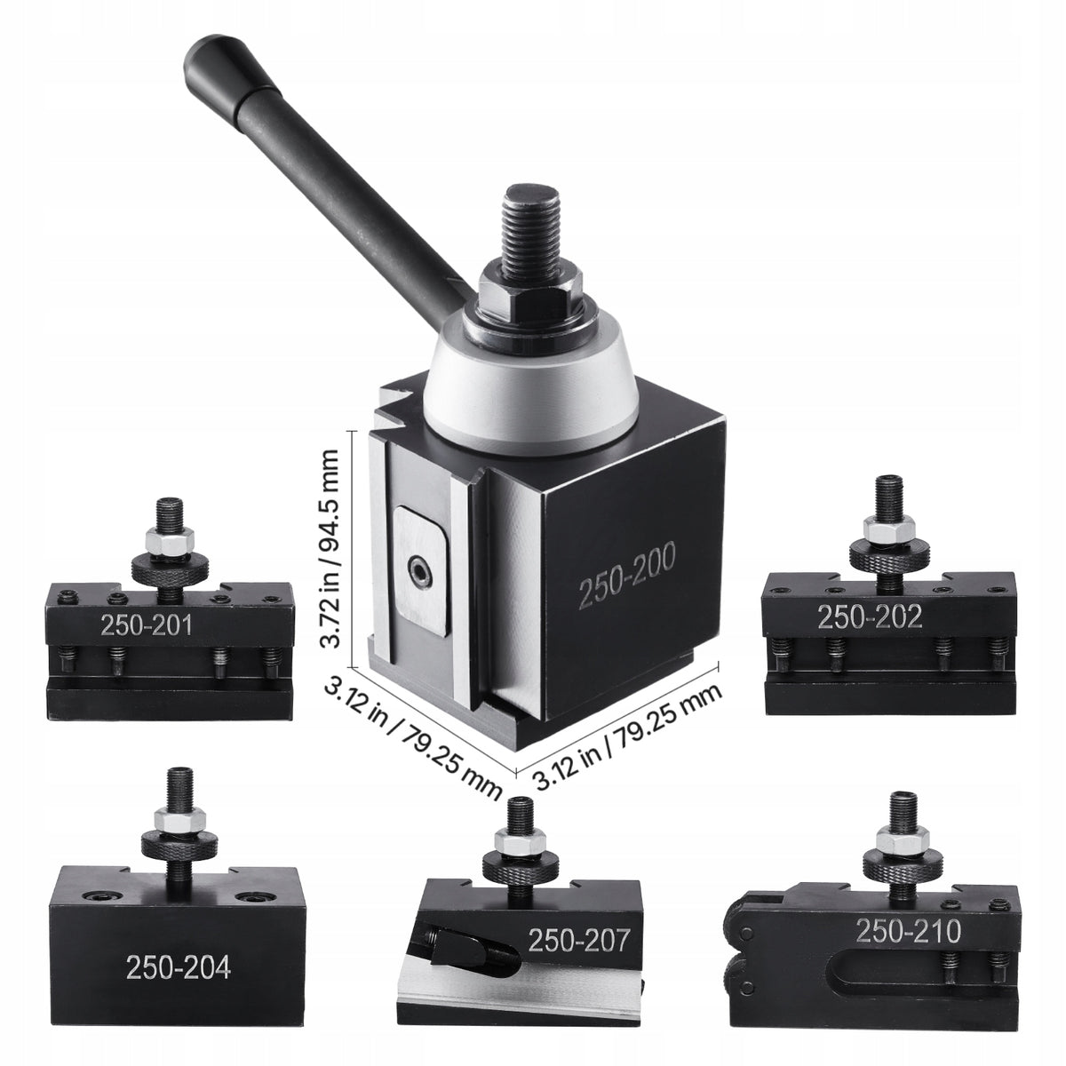 VEVOR 6-PIECE QUICK CHANGE TOOL HOLDER SET 10-15