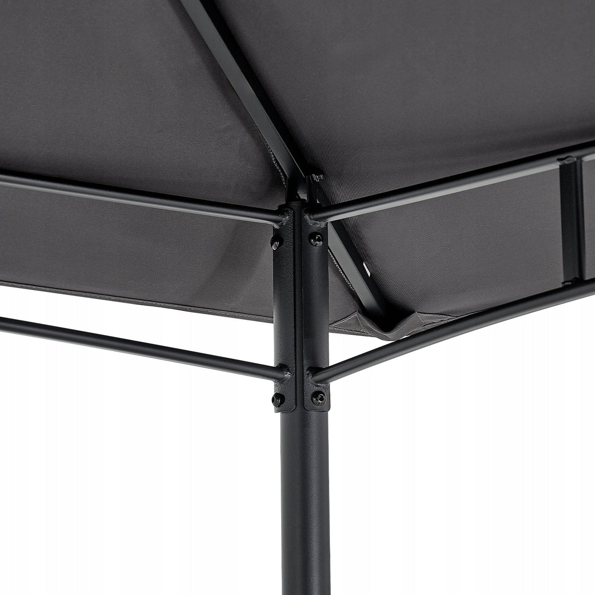 VEVOR BBQ GAZEBO 2430X1500X2500 MM TWO-TIER ROOF STRONG STEEL
