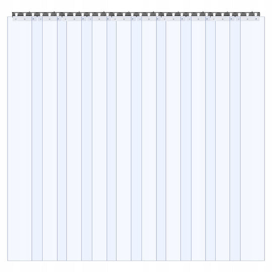 VEVOR PLASTIC STRIP CURTAIN 1524X2440MM THICK 2MM PVC