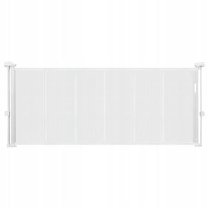 VEVOR RETRACTABLE BABY GATE STRONG MESH 180 CM X 87 CM WHITE