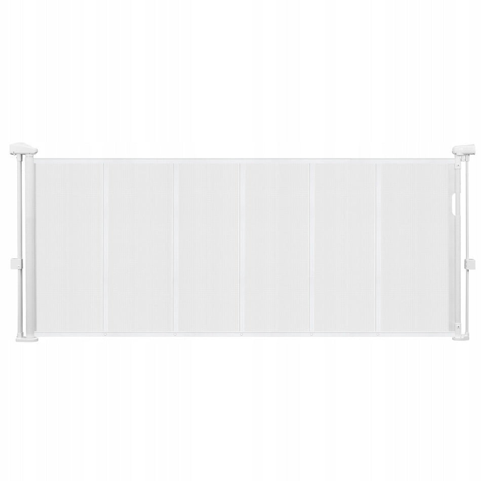 VEVOR RETRACTABLE BABY GATE STRONG MESH 180 CM X 87 CM WHITE
